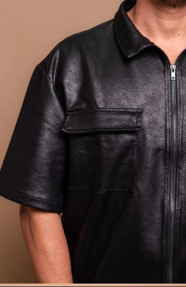 CAMISA ECO CUERO